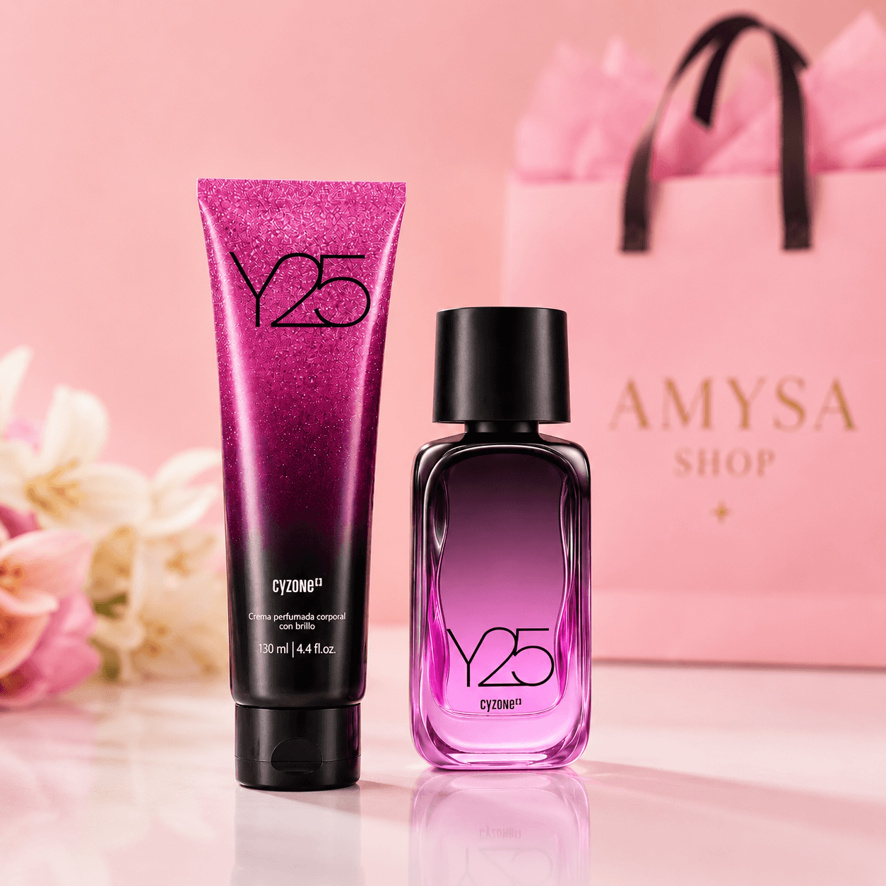 PACK AMYSA Perfume y crema corporal Y25 Cyzone