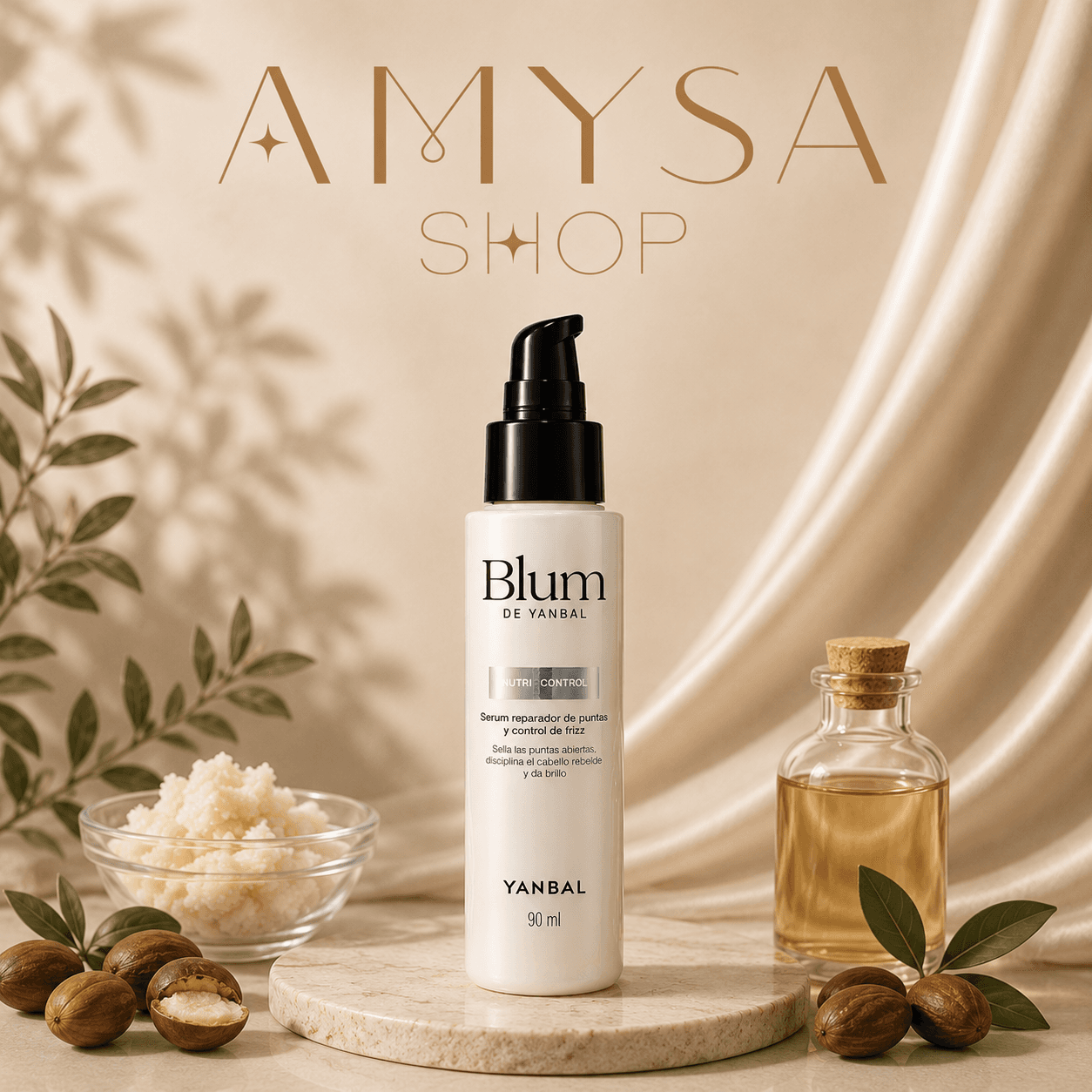 Serum reparador de puntas y control de frizz